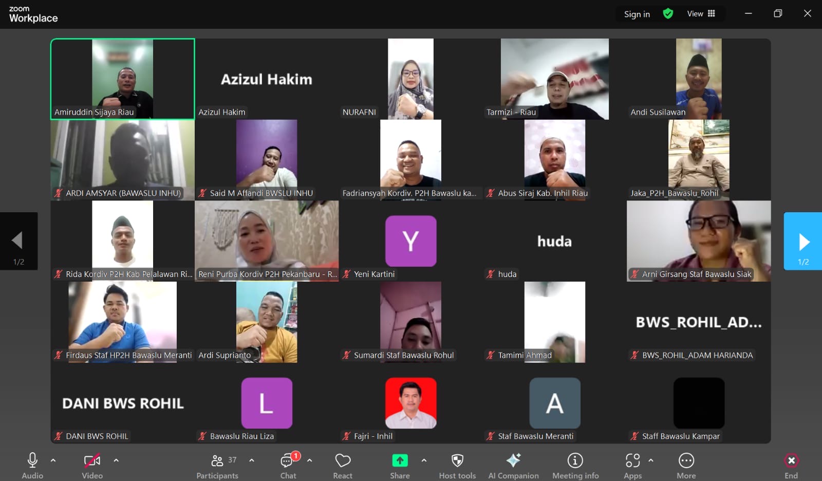 Bawaslu Riau Gelar Rakor Pemutakhiran Data Pemilih Berkelanjutan