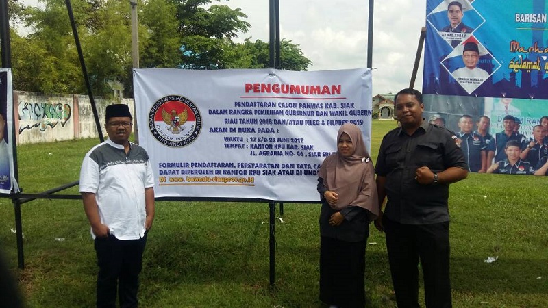 Tim Bawaslu Riau lakukan penyebaran Rekrut  Anggota Panwas