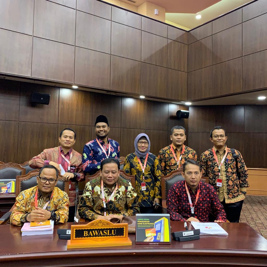 RUSIDI MINTA IZIN HADIRKAN BAWASLU BENGKALIS DI SIDANG MK