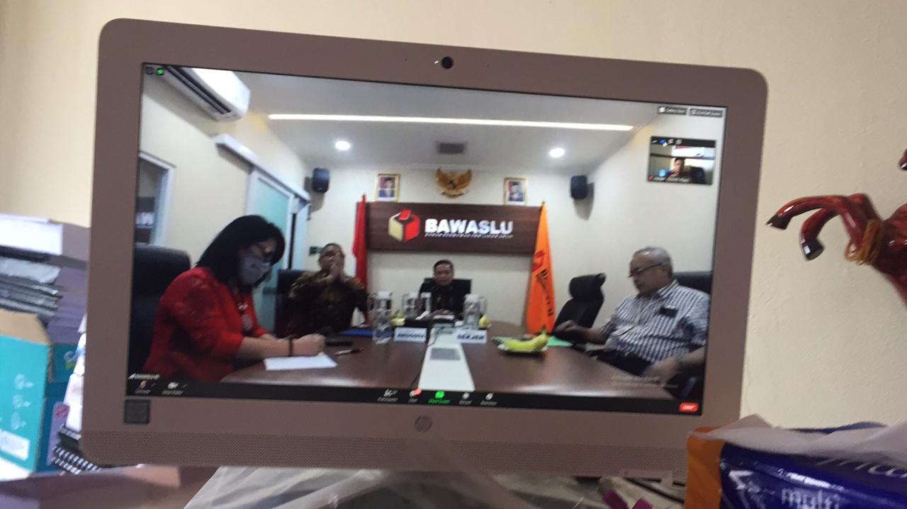 Bawaslu Riau Ikuti Rakor Kesiapan SDM Bawaslu Se-Indonesia