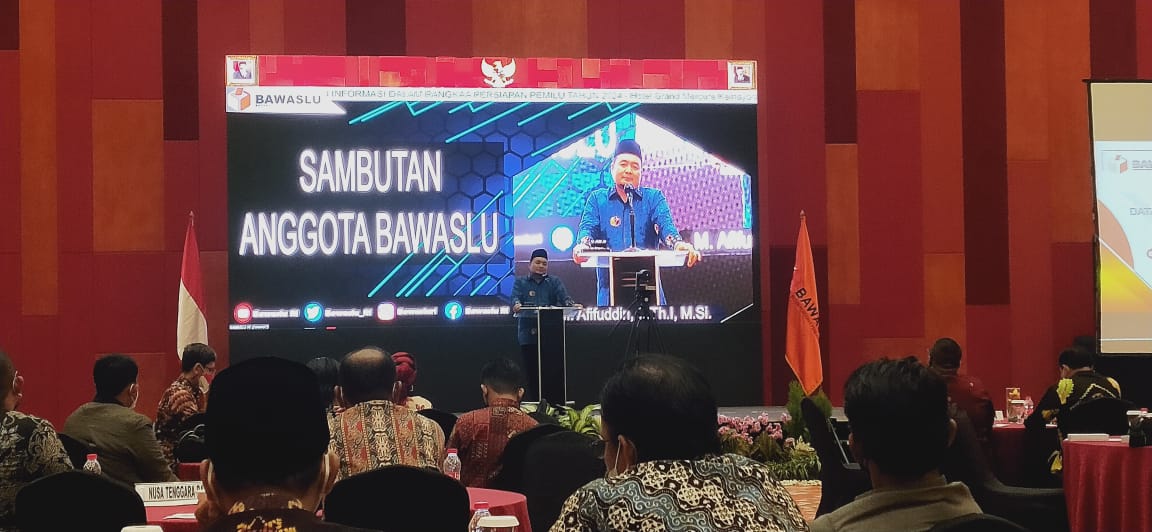 Bawaslu Riau Ikuti Rakor Pengelolaan Datin