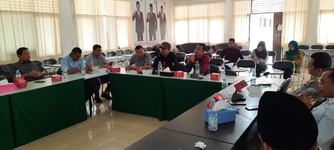 Alnofrizal Terima Langsung Kunjungan Anggota Komisi I DPRD Kabupaten Rokan Hulu