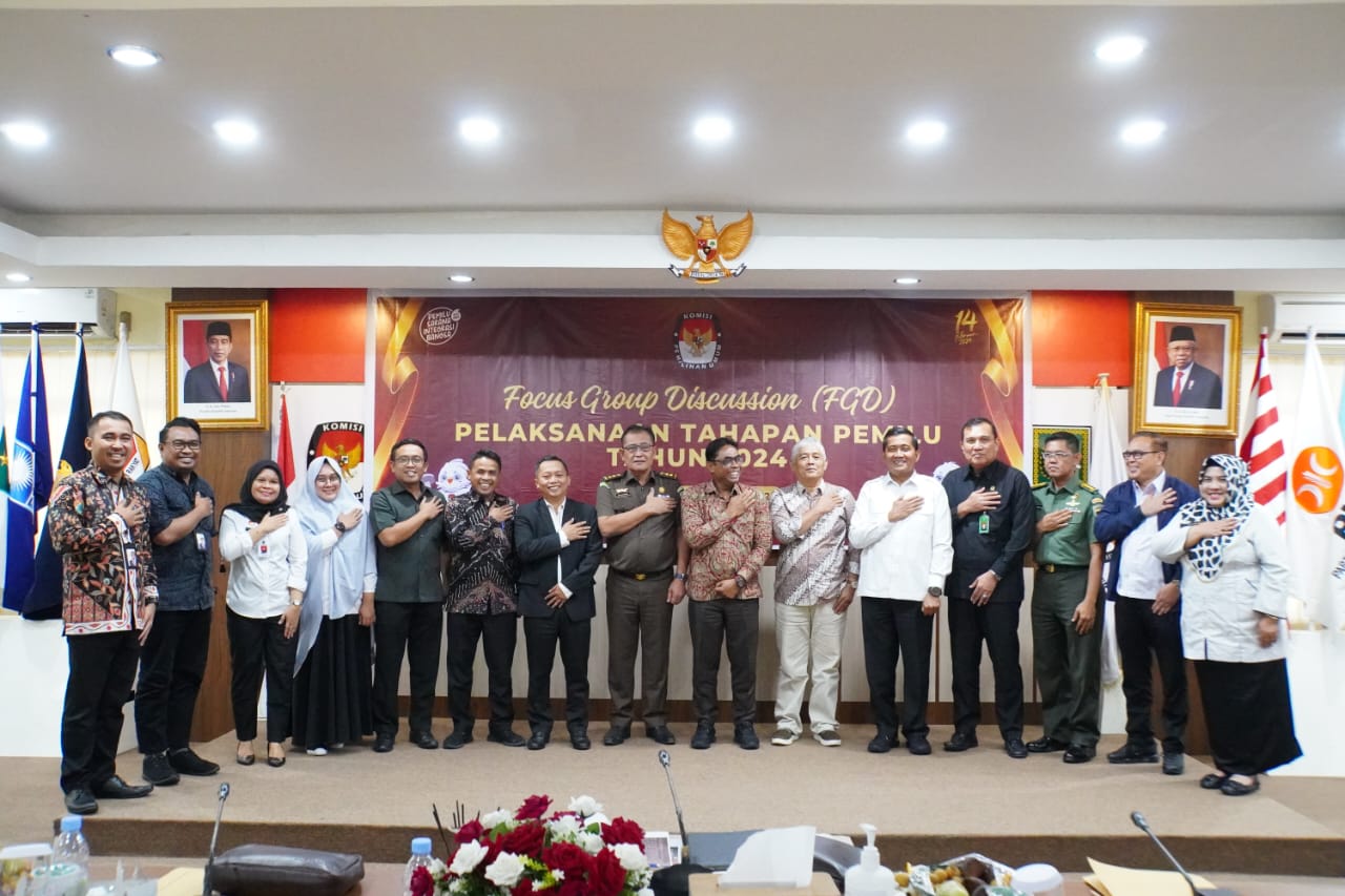 Hadiri FGD KPU Riau, Bawaslu Riau Bahas Isu Krusial Tahapan Pemilu