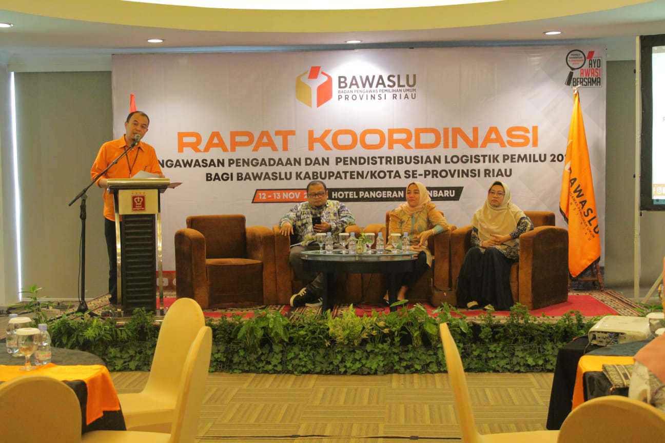 Rapat Koordinasi Pengawasan Pengadaan dan Pendistribusian Logistik Pemilu 2024