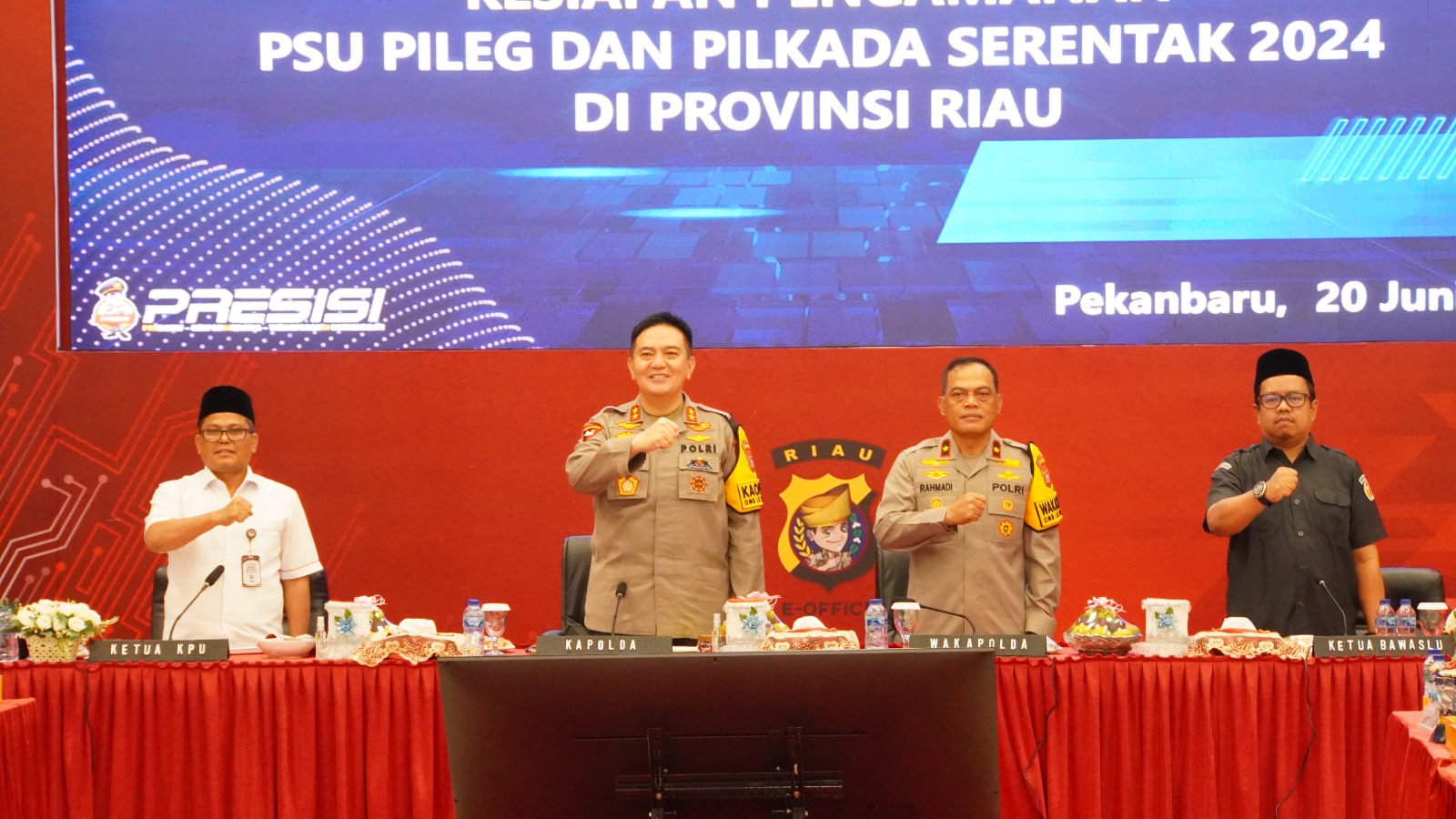 Bawaslu Riau Siap Untuk Mengawasi PSU dan Telah Menyiapkan Pemetaan Sumber Daya Pengawas Pada Hari H