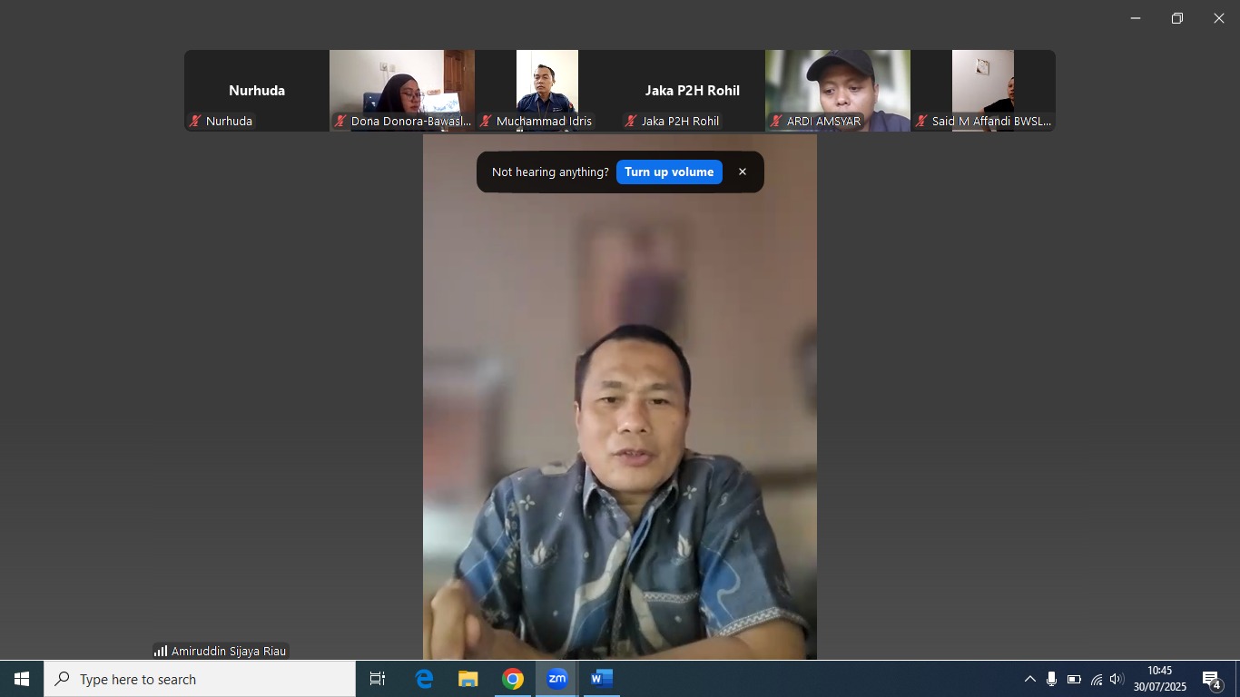 Amiruddin Sijaya: Kehumasan di Masa Nontahapan Penting, Bawaslu Bukan Sekadar Pengawas Pemilu