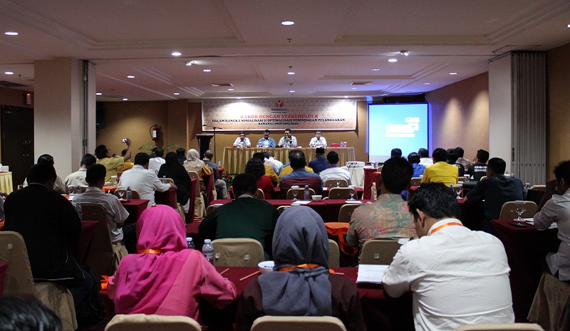 Bawaslu Riau Rakor dengan Stakeholder Dalam Rangka Optimalisasi Penindakan Pelanggaran