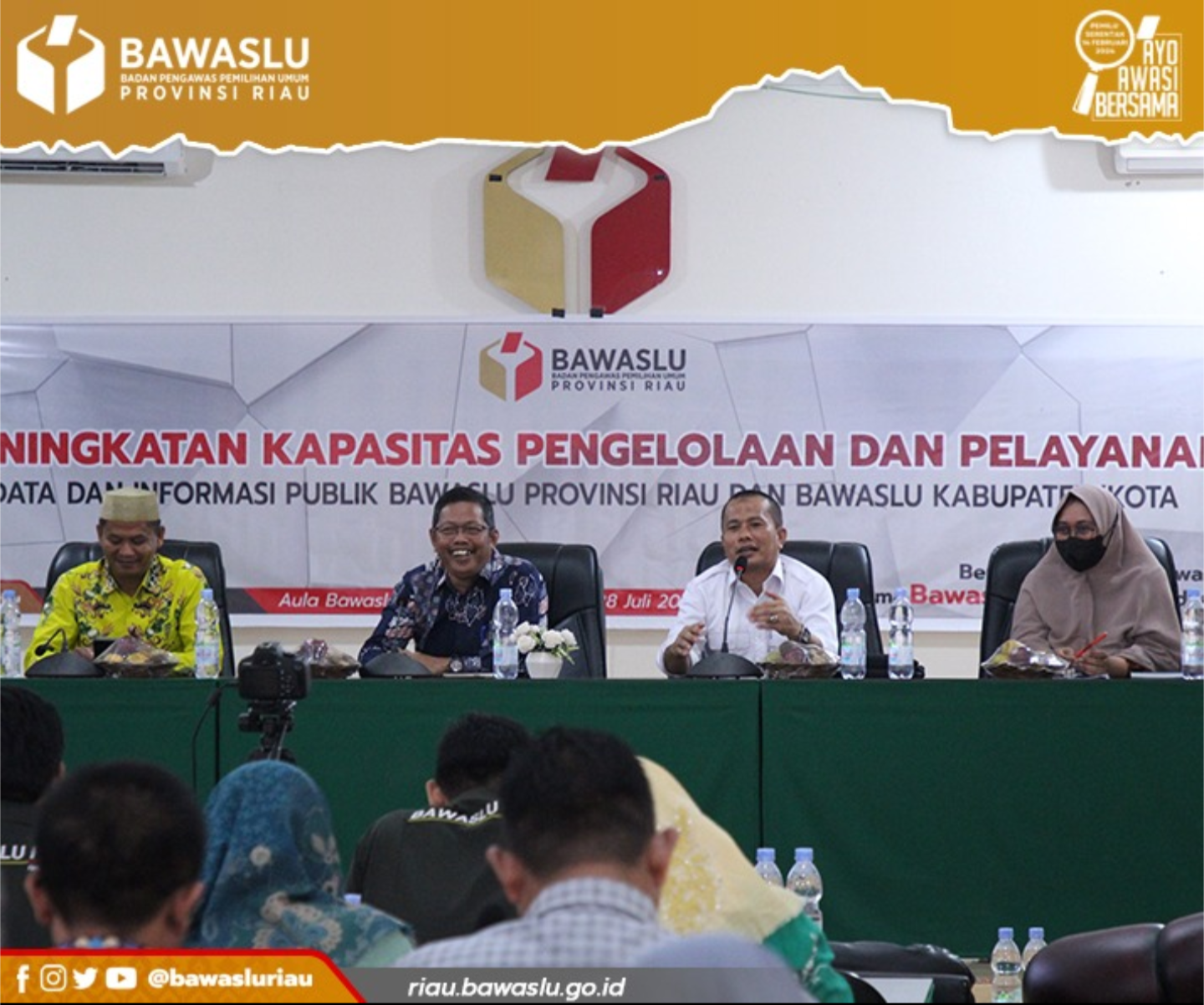 Bawaslu Riau Terus Lakukan Kualitas Layanan Informasi