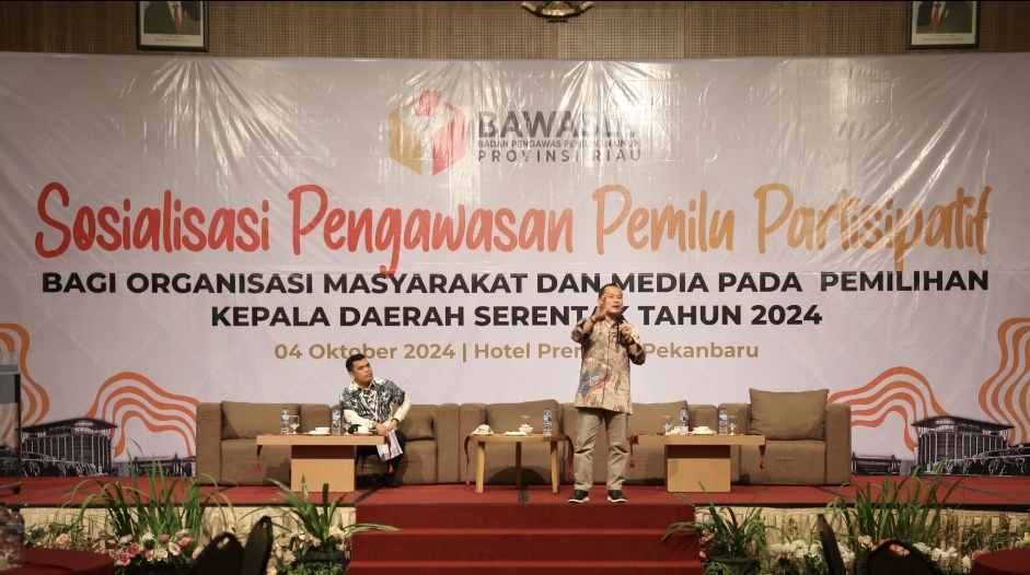 Gandeng Media dan Ormas, Bawaslu Riau Sosialisasikan Pengawasan Pemilu Partisipatif Pada Pilkada Serentak 2024