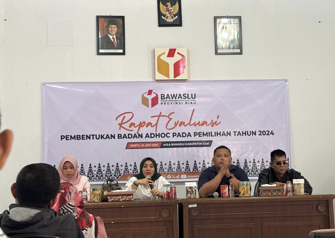 Tingkatkan Kualitas Pembentukan Pengawas Ad Hoc, Bawaslu Riau Lakukan Evaluasi