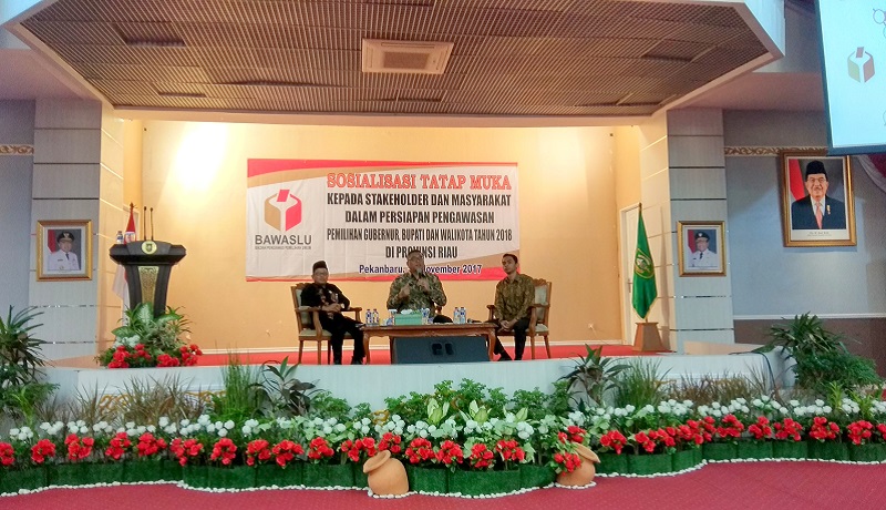 Ketua Bawaslu Riau : Kita Tidak Akan Lengah, Meskipun Kita Masuk Dalam Kategori Aman