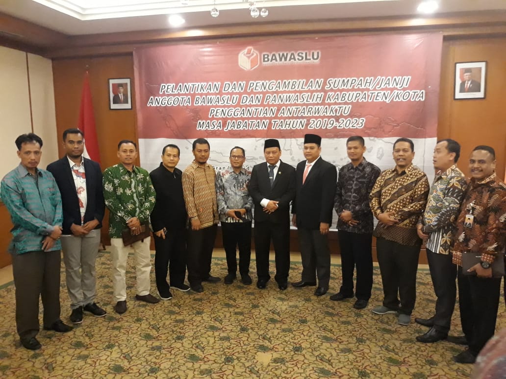 PELANTIKAN PAW BAWASLU KABUPATEN INDRAGIRI HULU