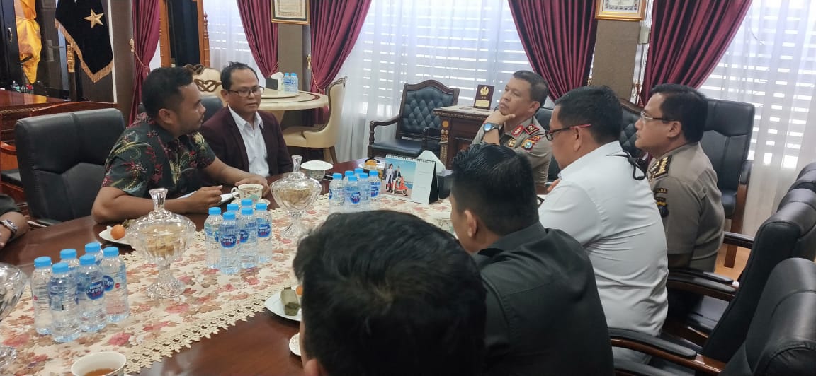 Sukseskan Pilkada 2020, Bawaslu Riau Lakukan Audiensi ke MAPOLDA RIAU