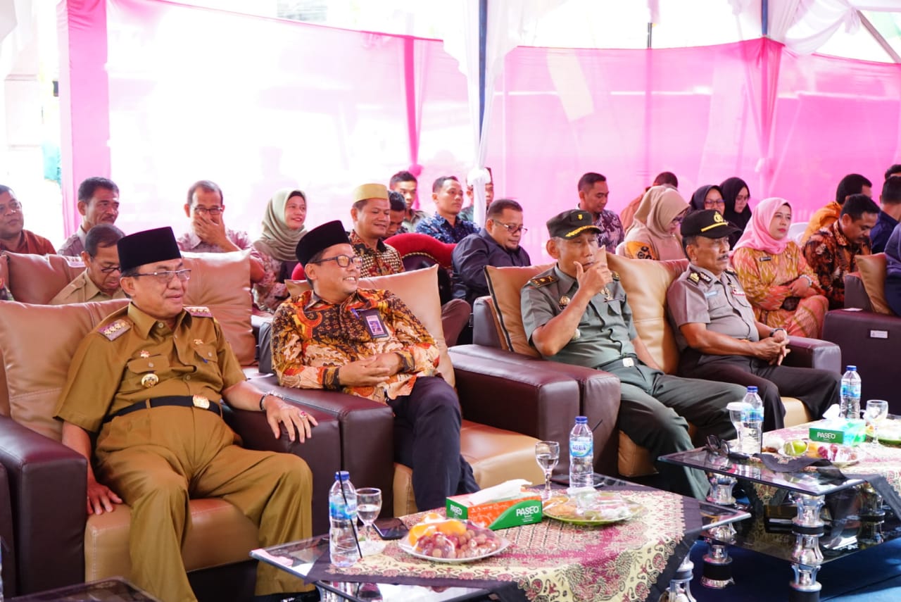 Dihadapan Bupati Indragiri Hilir Rusidi Rusdan Paparkan Prestasi Bawahannya dalam pengawasan pemilu 2019