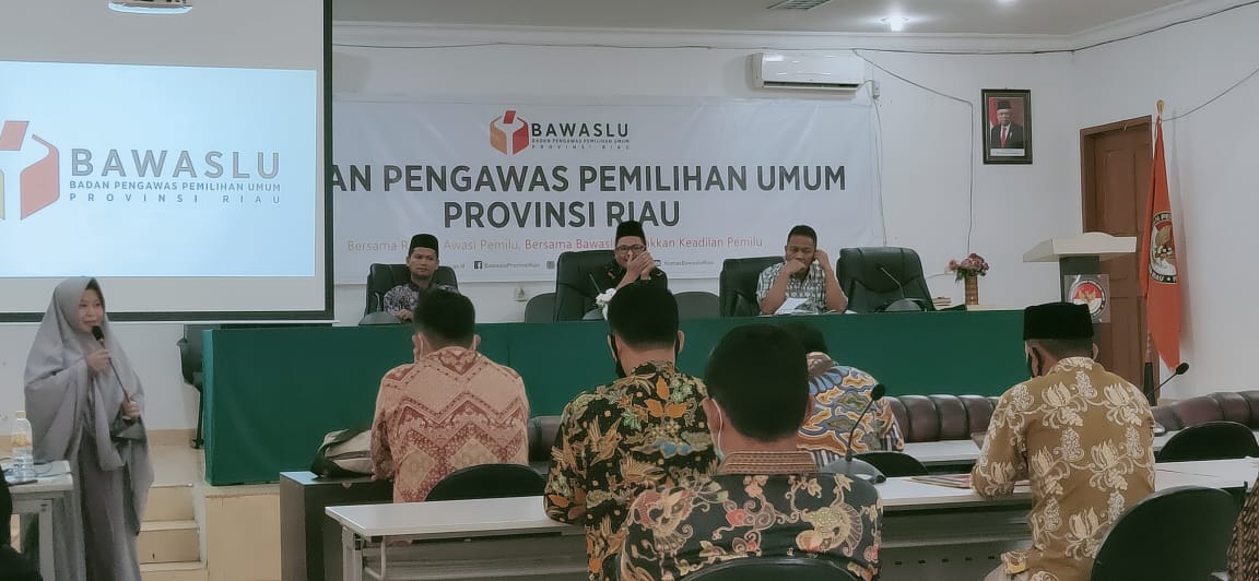 Bawaslu Riau Kumpulkan Jajaran Kabupaten/Kota untuk Koordinasi Jelang Pelaksanaan Coklit