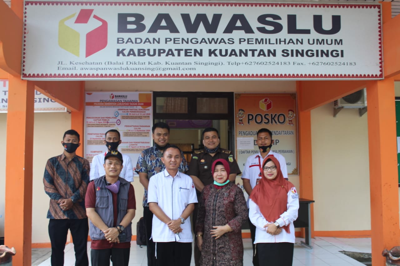 Perkuat Penegakkan Tindak Pidana Pemilihan, Sentra Gakkumdu Provinsi Riau Kunjungi Bawaslu Kuantan Singingi