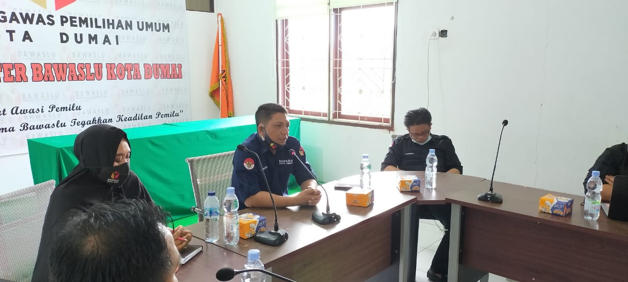Pastikan Kesiapan Sentra Gakkumdu, Kabag Hukum Bawaslu Riau Supervisi ke Dumai