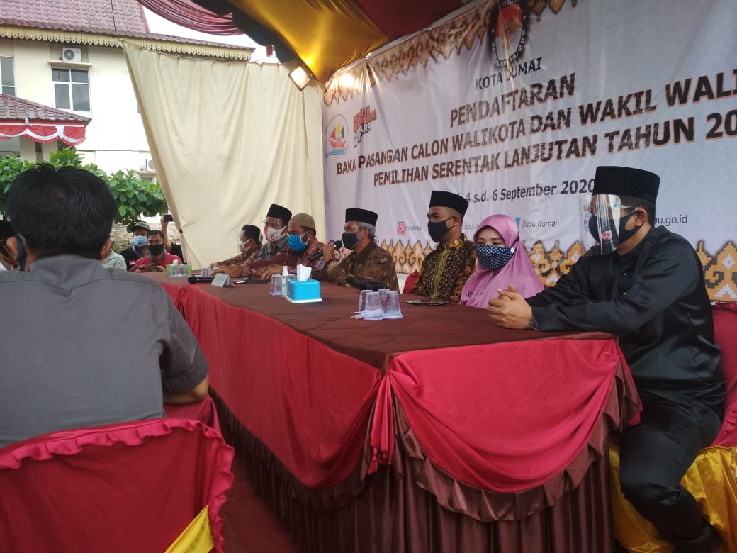 Gema Wahyu Adinata supervisi pendaftaran Pasangan Bakal Calon di Rokan Hilir dan Dumai