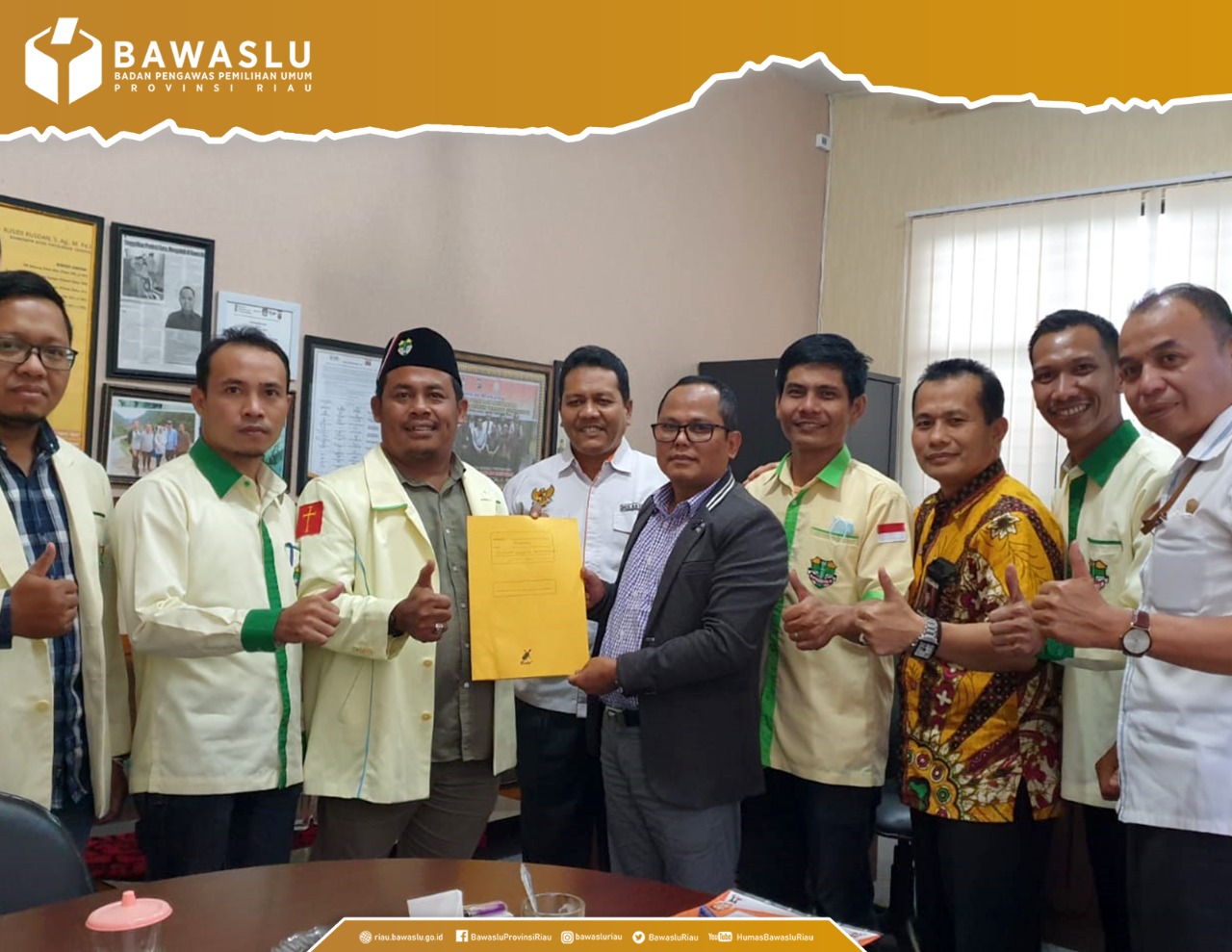 Bawaslu Riau Siap Bersinergi Bersama Pemuda Katolik Komda Riau untuk Pemilu Serentak 2024
