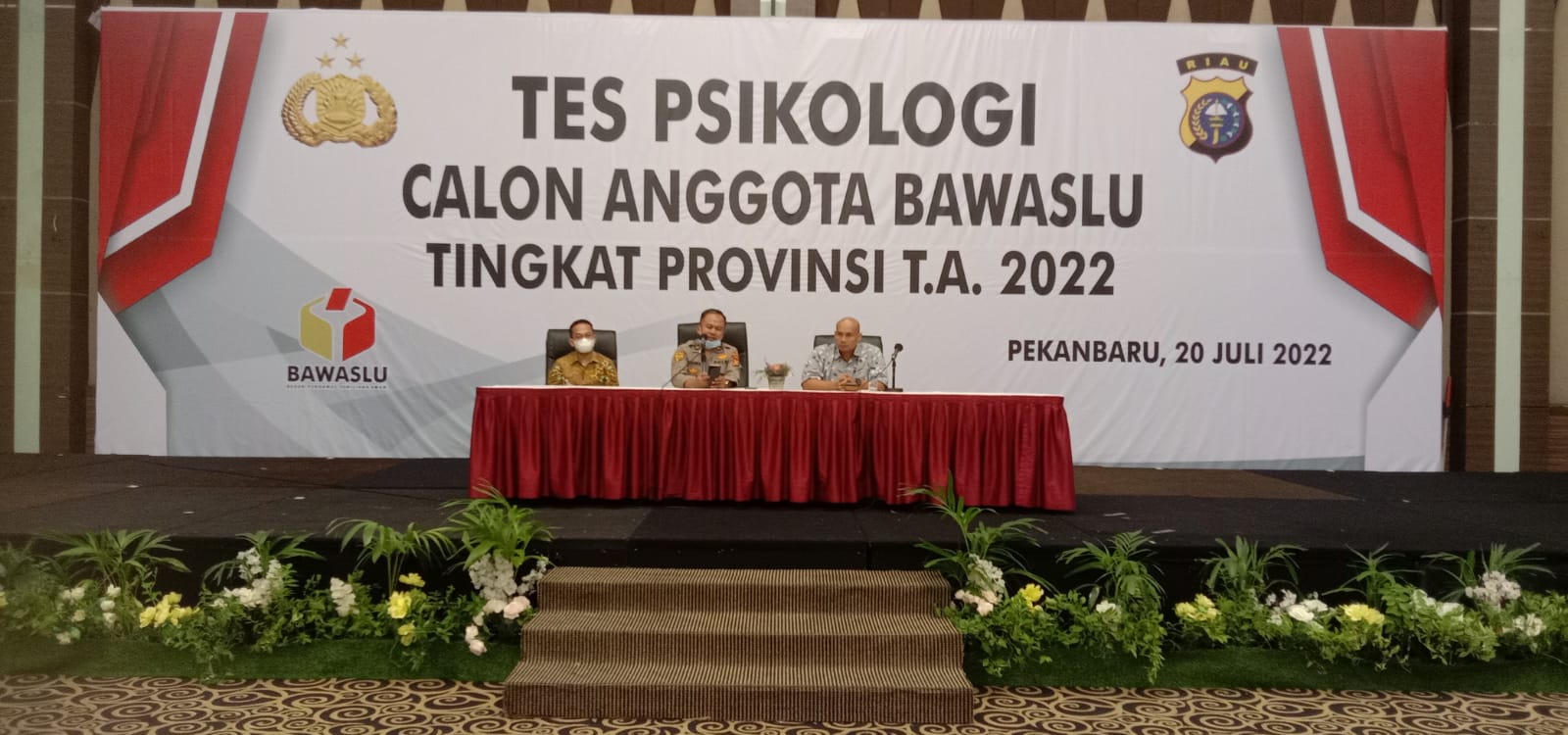 134 Calon Anggota Bawaslu Riau Jalani Tes Psikologi