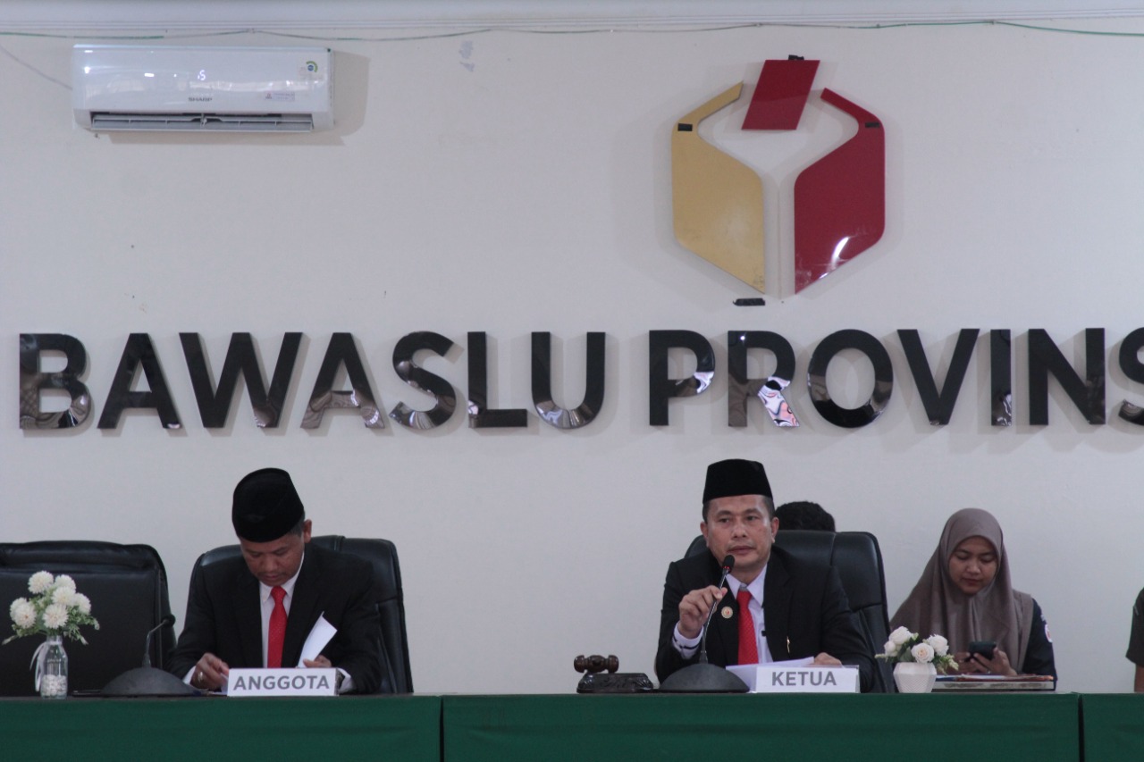 Bawaslu Riau Proses Temuan Dugaan Pelanggaran Administratif Pemilu 2024