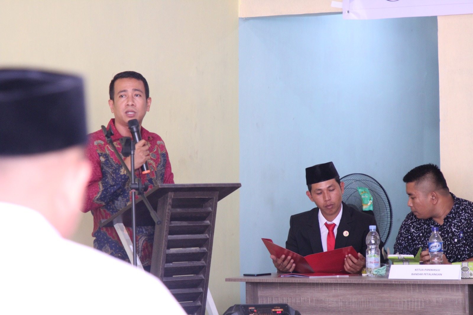 Nanang Wartono Ingatkan Panwaslu Kelurahan/ Desa Yang Baru Dilantik Dalam Bertugas Melakukan Pengawasan Pemilu Dilapangan