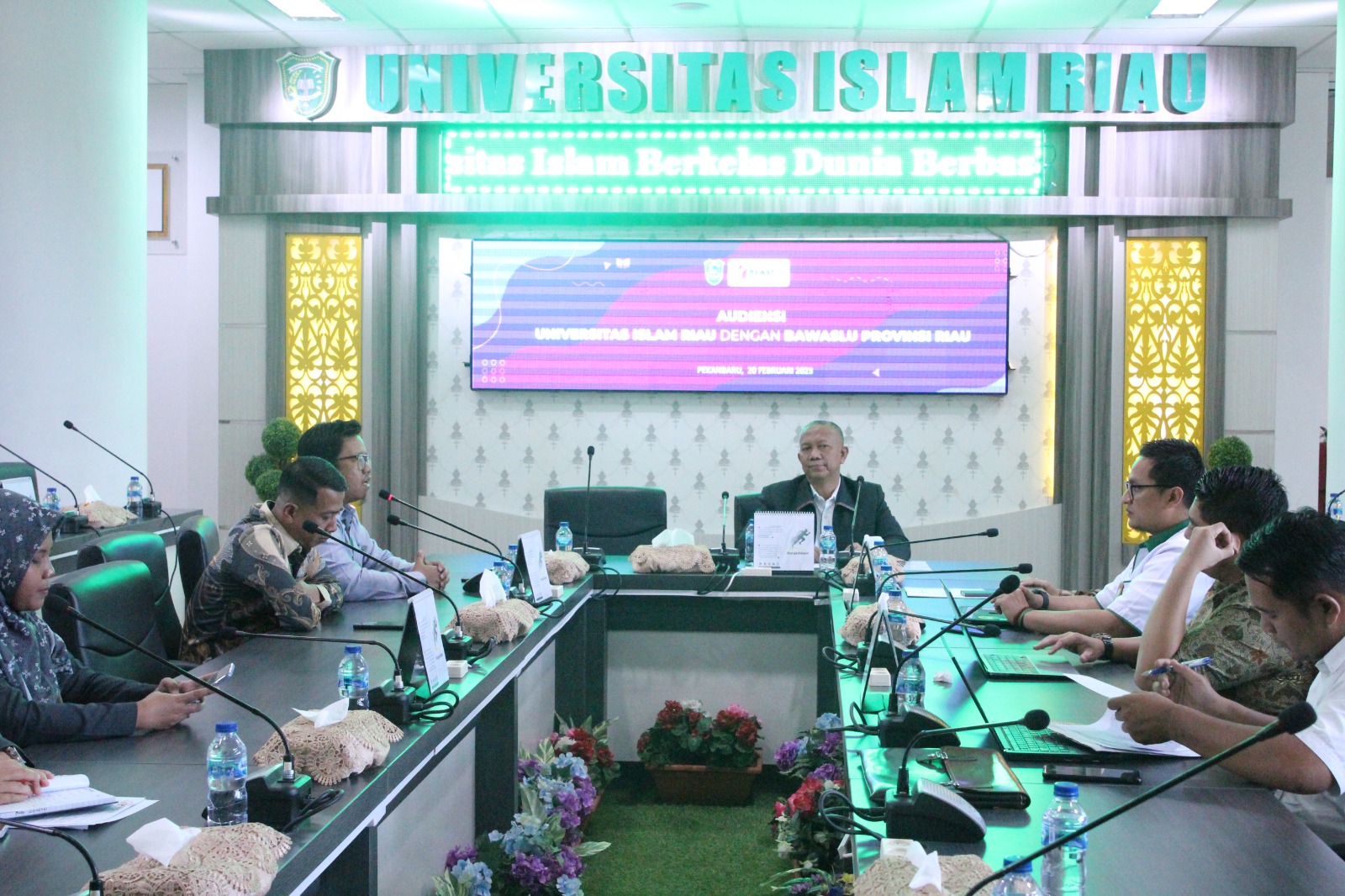 Kokohkan Pengawasan Partisipatif, Bawaslu Riau Audiensi Bersama Universitas Islam Riau