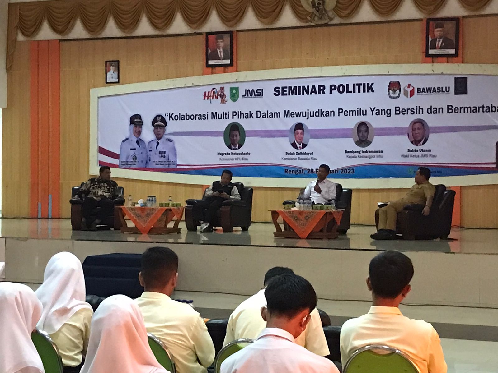 Hadiri HUT Ke-3 JMSI, Bawaslu Riau Ajak Masyarakat Ikut Mengawasi Pemilu