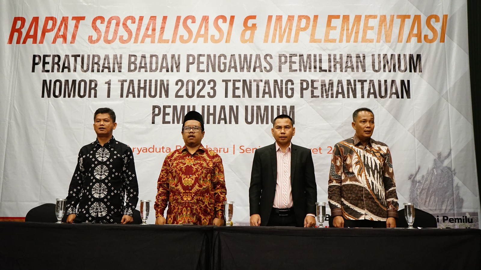 Gelar Sosialisasi Produk Hukum, Bawaslu Riau Ajak Ormas Awasi Tahapan Pemilu
