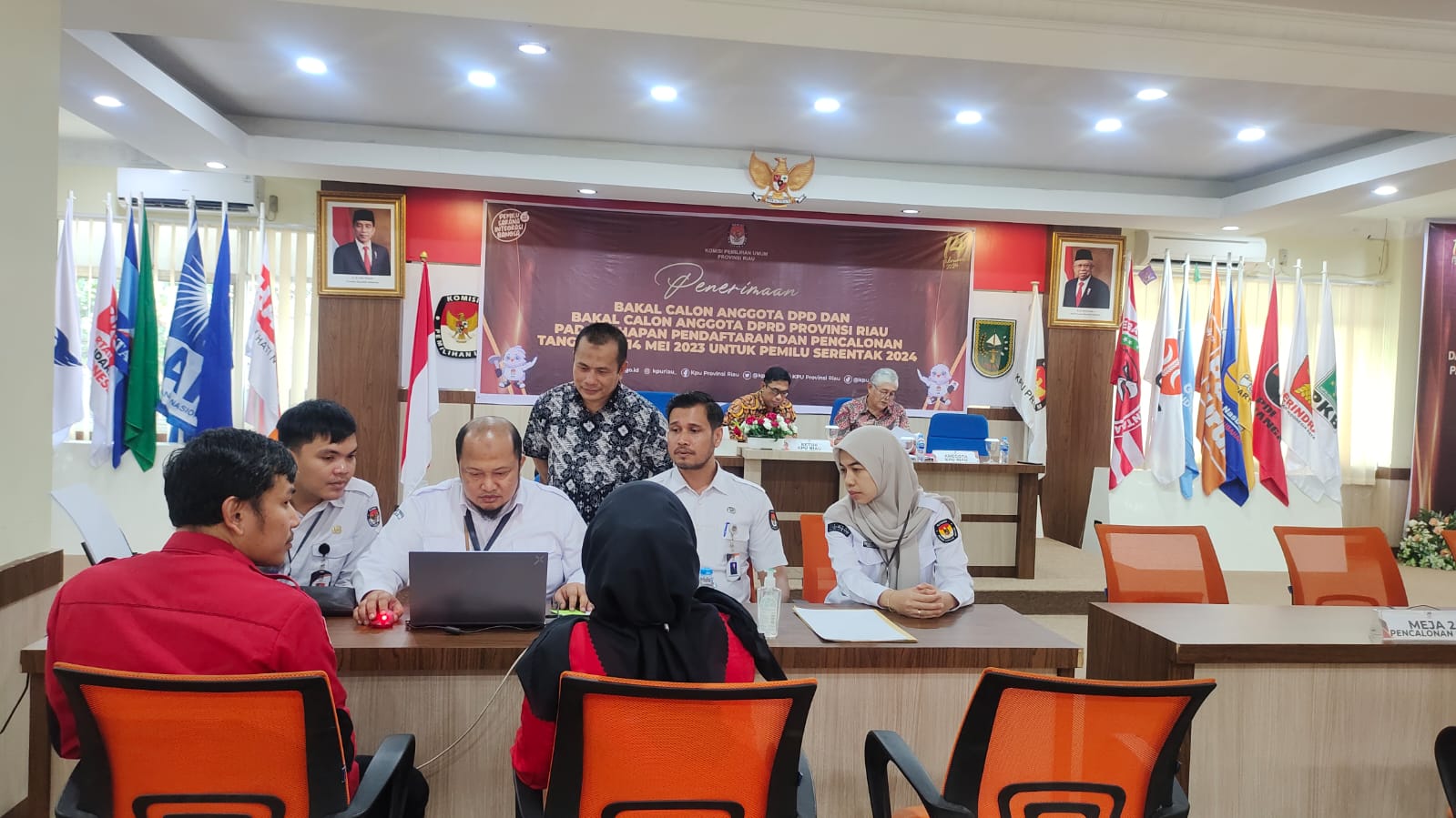 Bawaslu Riau Awasi Pendaftaran Bakal Calon DPRD dan DPD Provinsi Riau