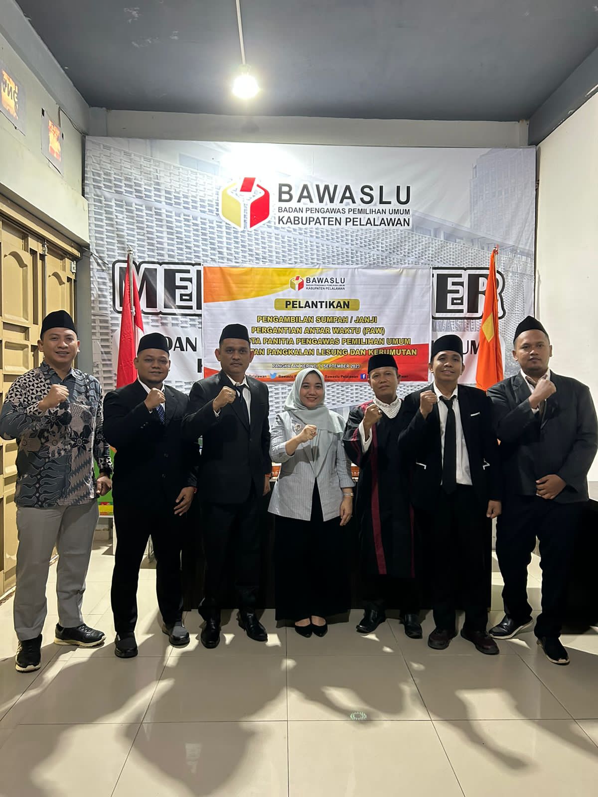 Hadiri Pelantikan PAW Anggota Panwaslu Kecamatan, Patminah Ajak Anggota yang Baru Dilantik untuk Mengejar Ketertinggalan