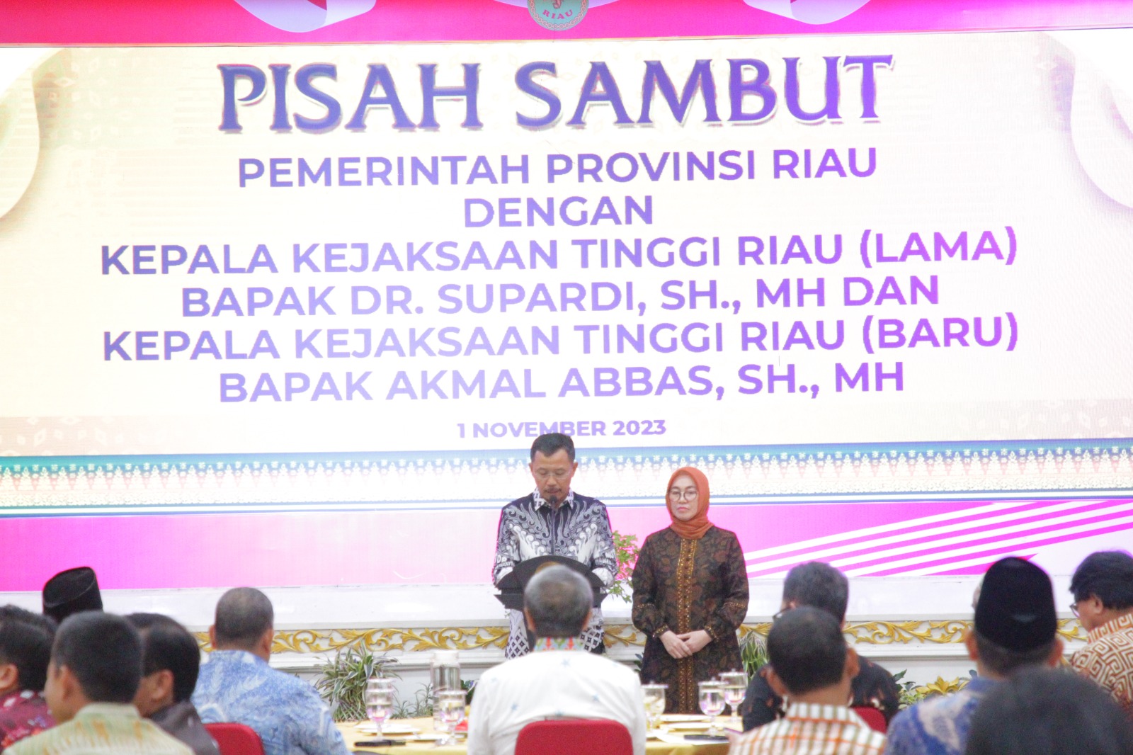 Hadiri Pisah Sambut Kepala Kejati Riau, Alnofrizal : Kuatkan Sinergi Bersama Kejaksaan