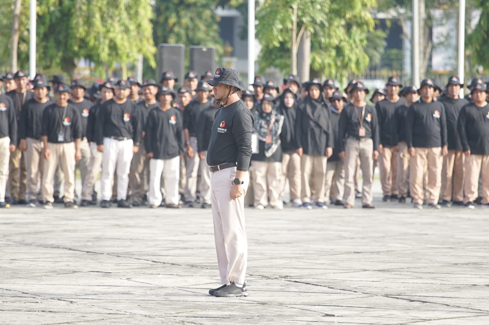 Apel Siaga Pengawasan Kampanye, Alnof Sampaikan 3 Hal Penting dihadapan Pengawas Pemilu di Riau.