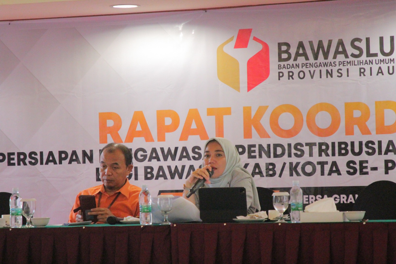 Pengawasan Logistik Tahap II, Bawaslu Riau adakan Rapat Koordinasi dengan Bawaslu Kabupaten/Kota se-Provinsi Riau