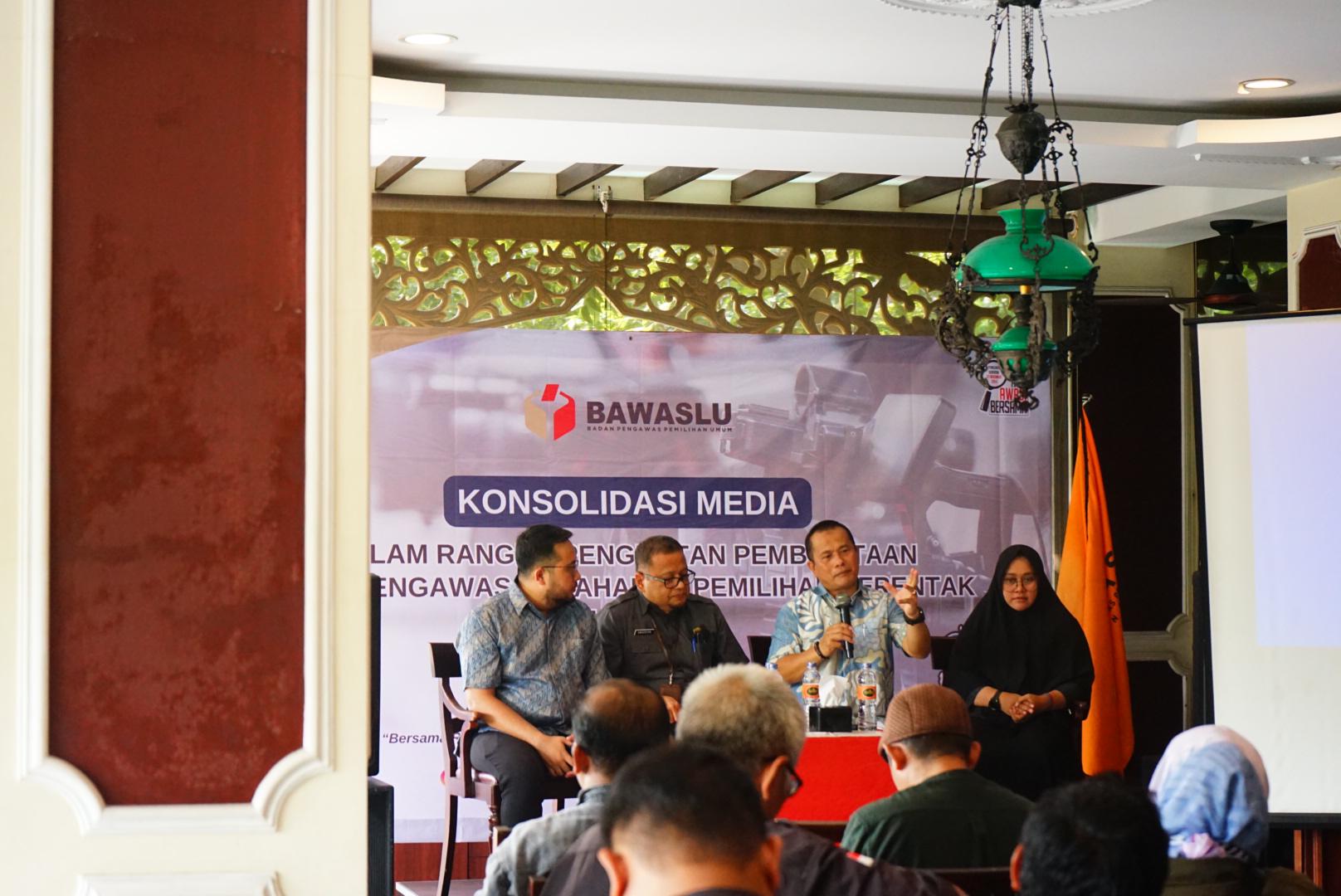 Bawaslu Konsolidasi Bersama Media untuk Penguatan Pemberitaan Pengawasan Tahapan Pemilihan Serentak 2024