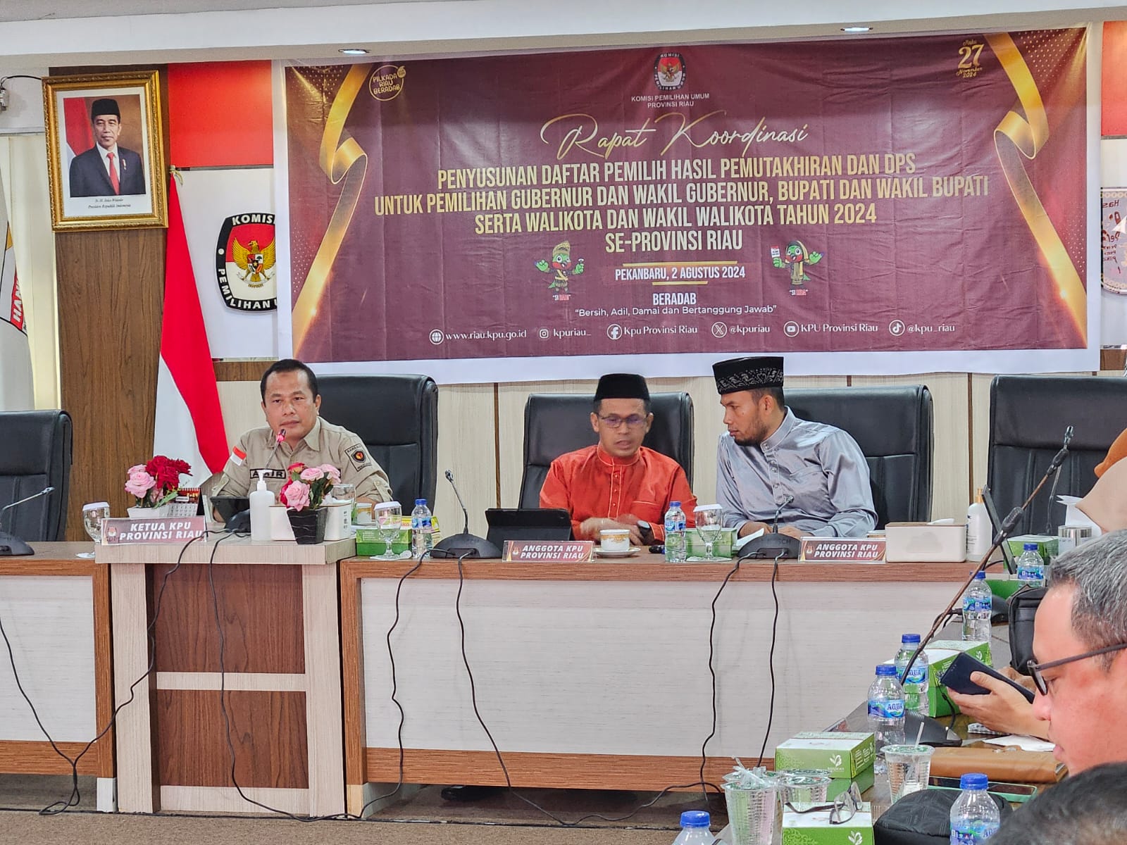 Amiruddin Mengimbau KPU Agar melaksanakan Pemutakhiran Data Pemilih Pemilihan Serentak 2024 sesuai dengan Data dan Peraturan yang ada