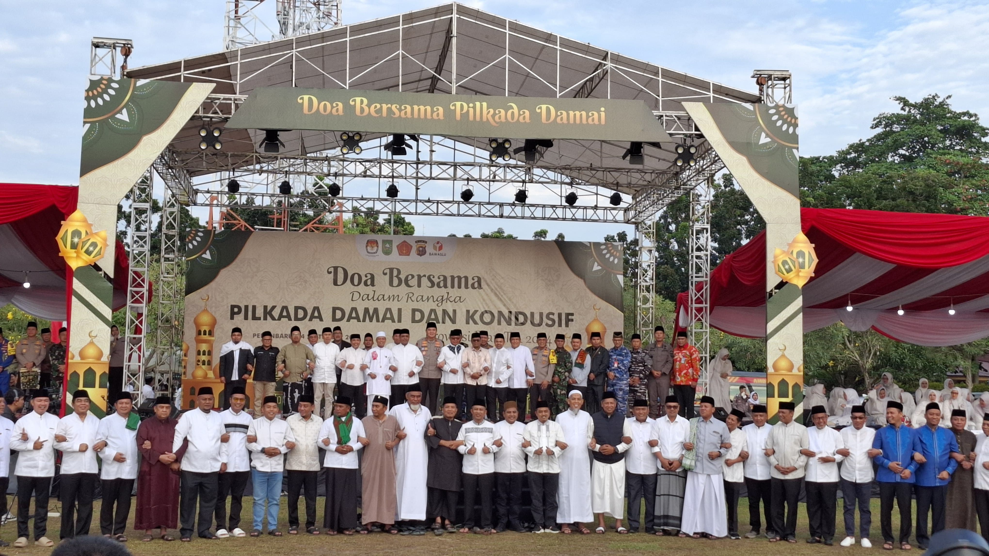 Hadir Dalam Do'a bersama Pilkada Damai, Alnofrizal Harapkan Kontestasi Pemilihan Terlaksana dengan Cara yang Baik