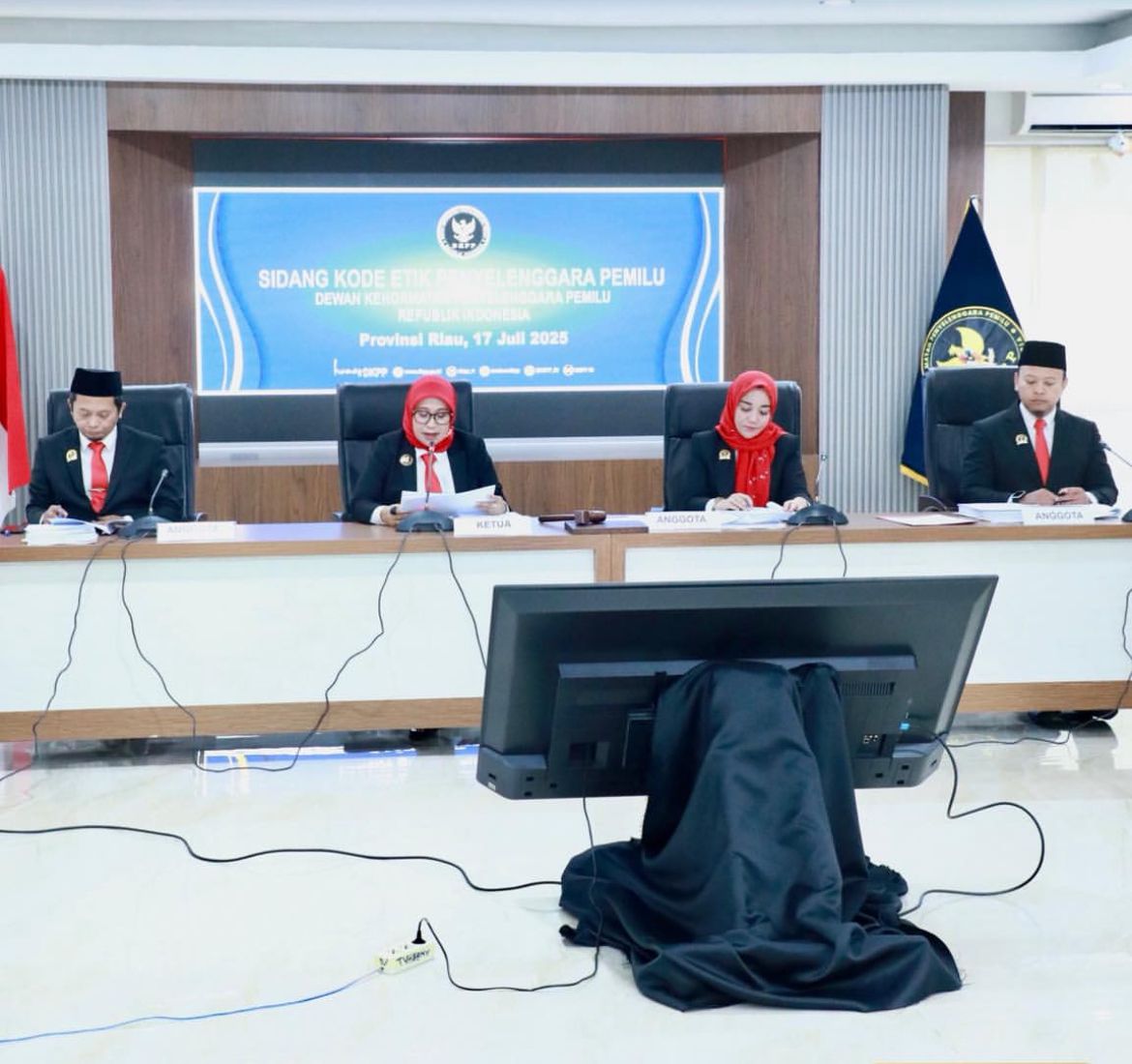 DKPP Periksa Ketua dan Anggota Bawaslu Kabupaten Pelalawan