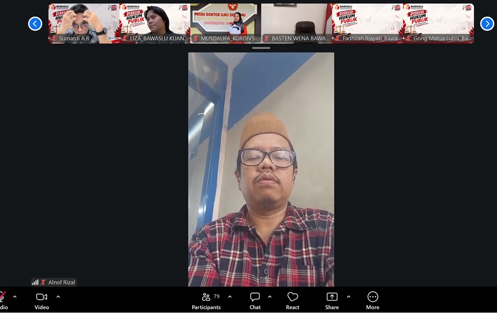 Ketua Bawaslu Provinsi Riau