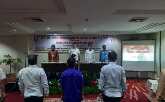 Jelang Penetapan Peserta Pemilu Tahun 2024, Bawaslu Riau Paparkan Hasil Pengawasan Pada Focus Group Discussion Yang Ditaja Polda Riau