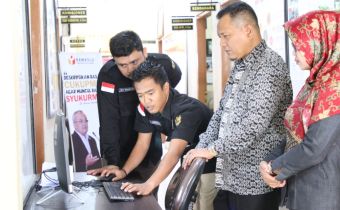 Bawaslu Riau Lakukan Supervisi Lokasi Ujian CAT di Kuansing