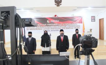 Sekretaris Jenderal Bawaslu Lantik Pejabat Fungsional dan Kasek Bawaslu Kabupaten/Kota