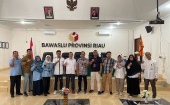 Bawaslu Riau Bangun Kolaborasi Dengan Media Massa Dalam Sosialisasi Pemilu Tahun 2024