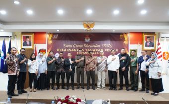 Hadiri FGD KPU Riau, Bawaslu Riau Bahas Isu Krusial Tahapan Pemilu