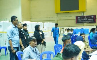 Lakukan Monitoring Pengawasan Rekapitulasi Suara Tingkat Kecamatan, Anderson Minta Jajaran Awasi Secara Melekat