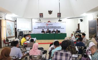 Bawaslu Riau Gelar Tiga Sidang Dugaan Pelanggaran Administrasi Pemilu