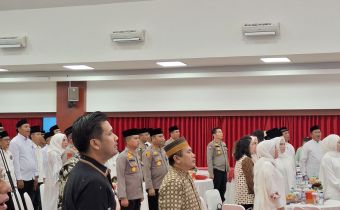 Amiruddin Sijaya Hadiri Doa Bersama Lintas Agama Menyambut Hari Bhayangkara Ke-78 Tahun 2024 di Polda Riau