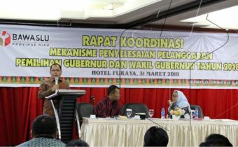 Ketua Bawaslu Riau Apresiasi Pelaksanaan Tugas Panwaslu Kabupaten/Kota