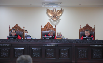Bawaslu Riau Dampingi Bawaslu Kota Dumai pada Sidang pembacaan permohonan pemohon di MK