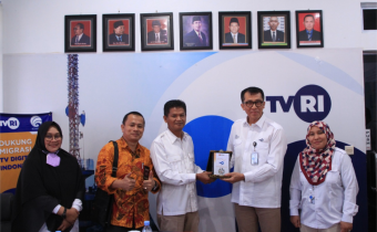 Sambangi TVRI Riau, Bawaslu Riau Harapkan Sinergitas Hingga Kedaerah